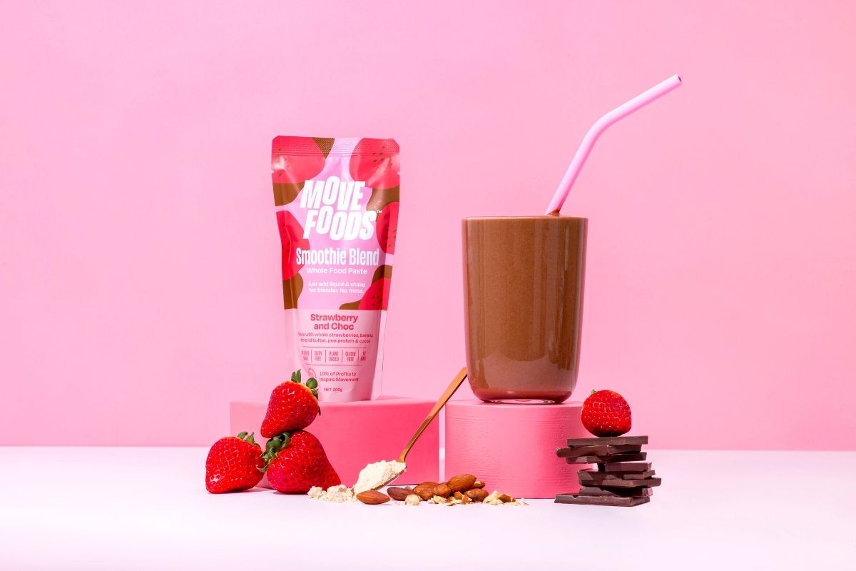 Strawberry Choc Move Foods Smoothie Blend