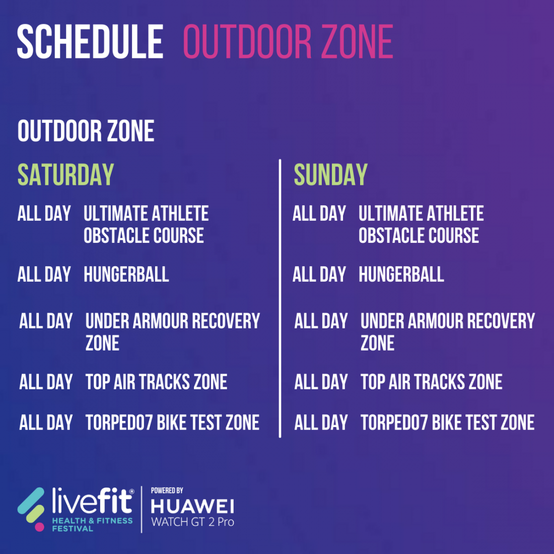 Schedule Outdoor Zone