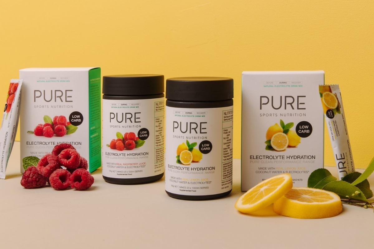 PURE Low Carb Electrolyte Hydration range