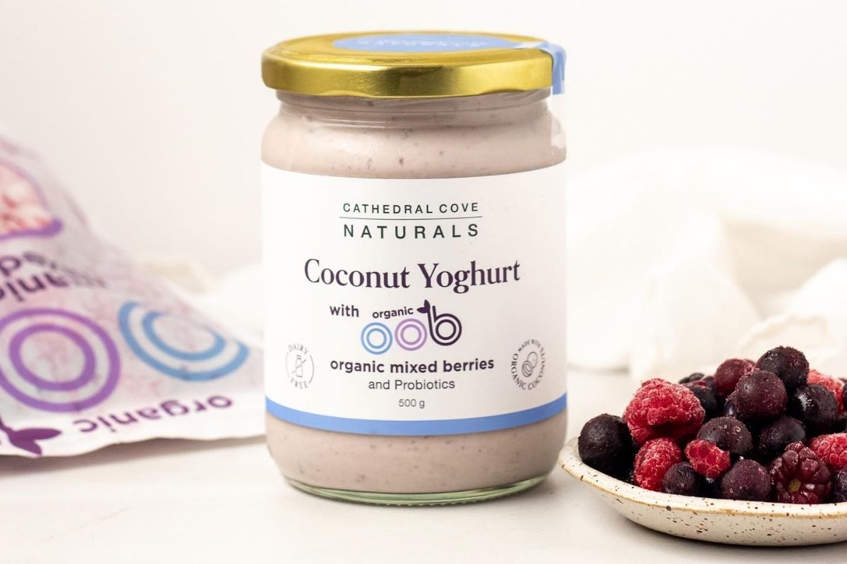 Cathedral Cove Naturals Coconut Yoghurt with Organic Mixed Berries