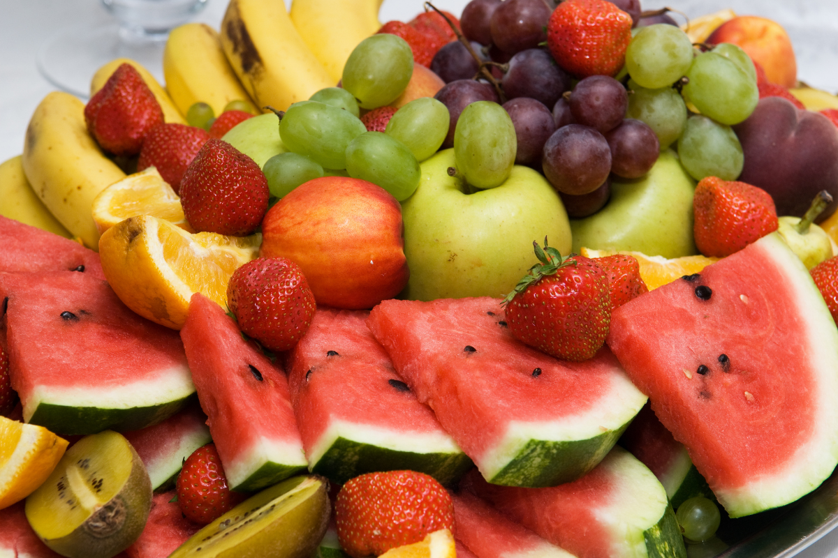 Platter of fruit